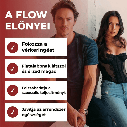 Ferox Flow - Prémium véráramlást támogató formula - Natural Testosterone Support