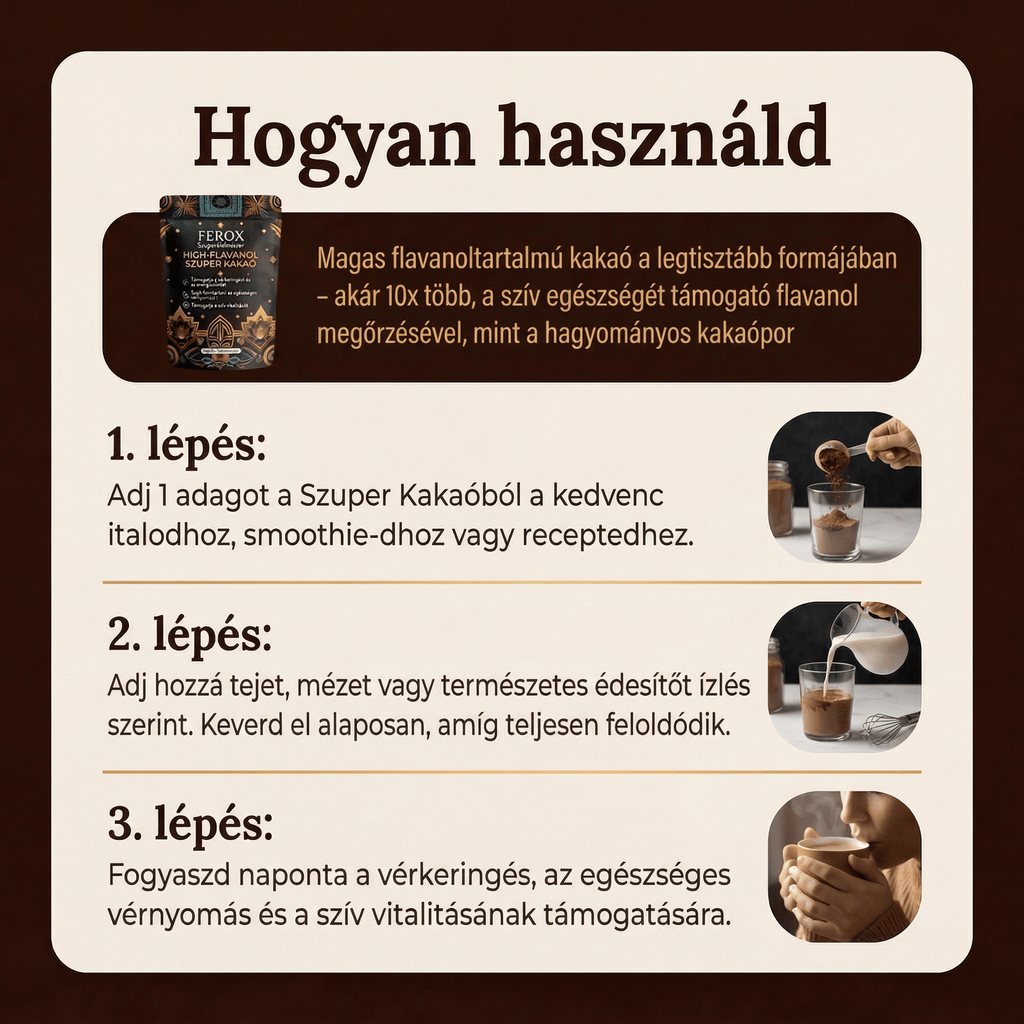 Ferox - Szuper Kakaó+ - Natural Testosterone Support