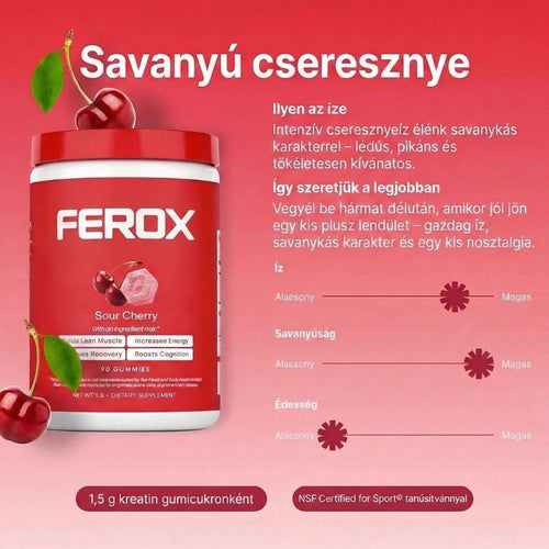 Feroxmen - Kreatin - monohidrát gumicukor - Natural Testosterone Support