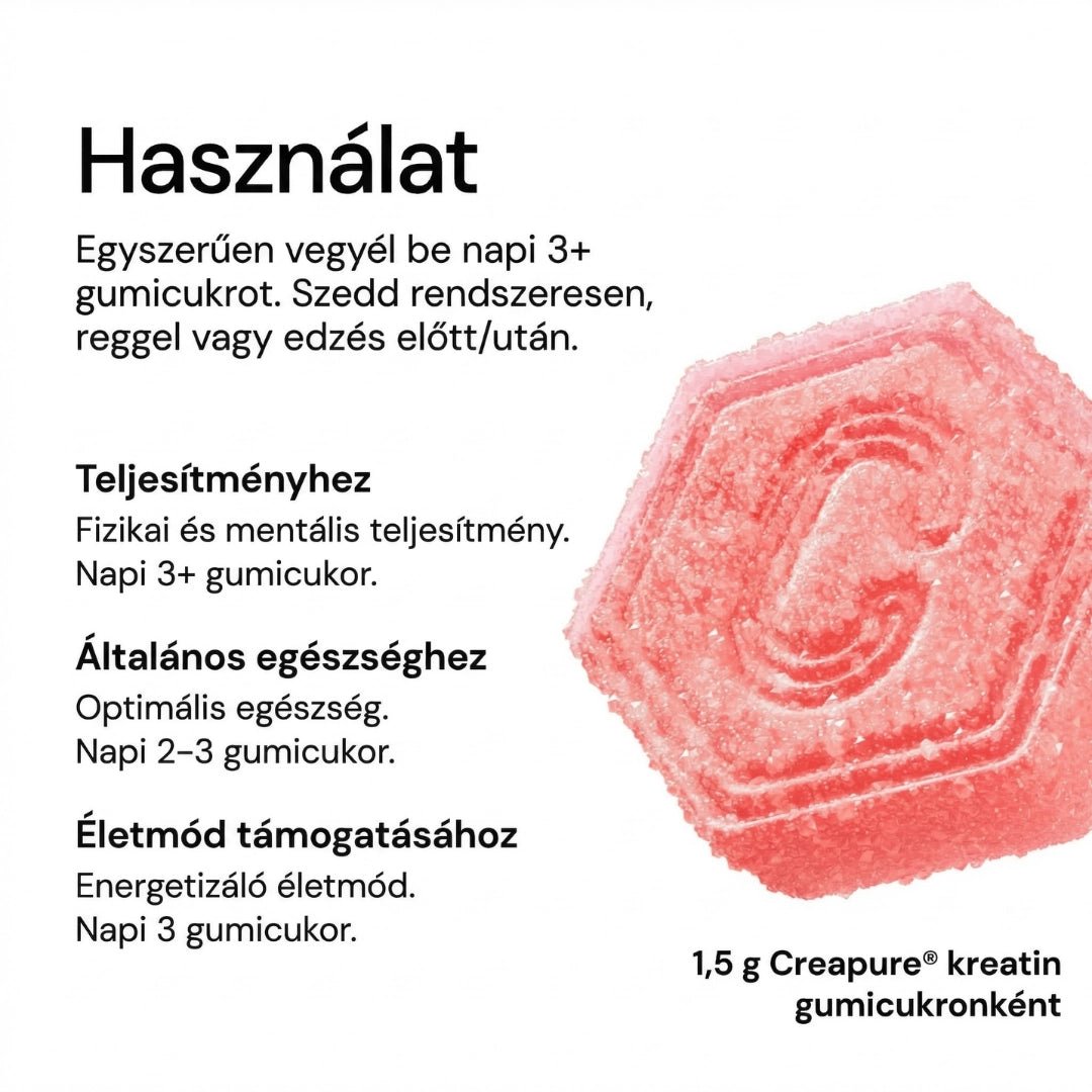 Feroxmen - Kreatin - monohidrát gumicukor - Natural Testosterone Support