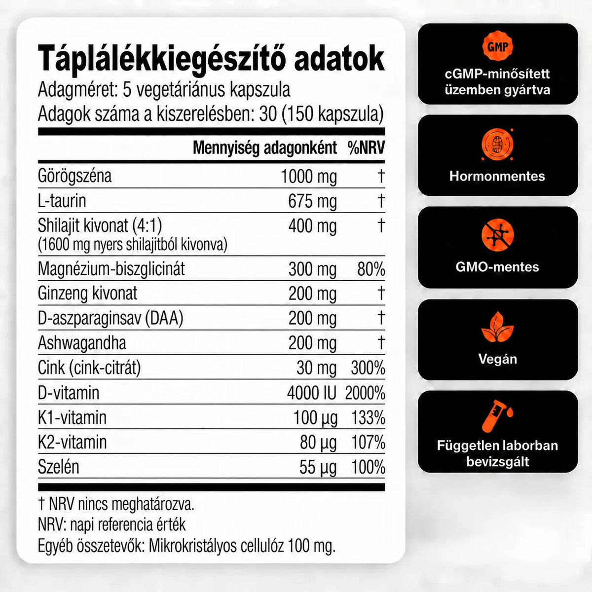 Feroxmen - Természetes Tesztoszteron fokozó - Ferox Prémium Magyar Táplálékkiegészítők
