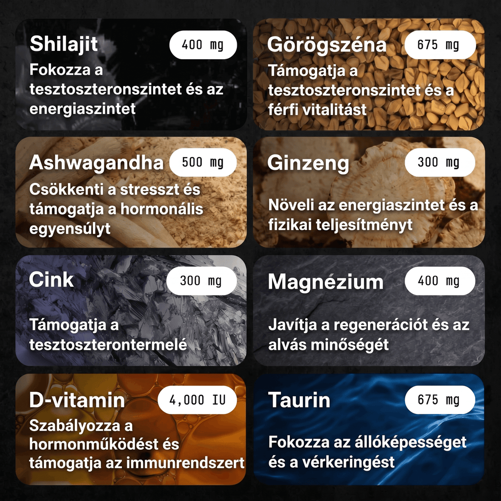 Feroxmen - Természtes Tesztoszteron fokozó - Ferox Prémium Magyar Táplálékkiegészítők