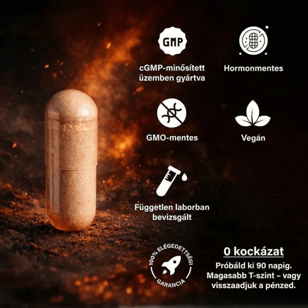 Feroxmen - Természtes Tesztoszteron fokozó - Ferox Prémium Magyar Táplálékkiegészítők
