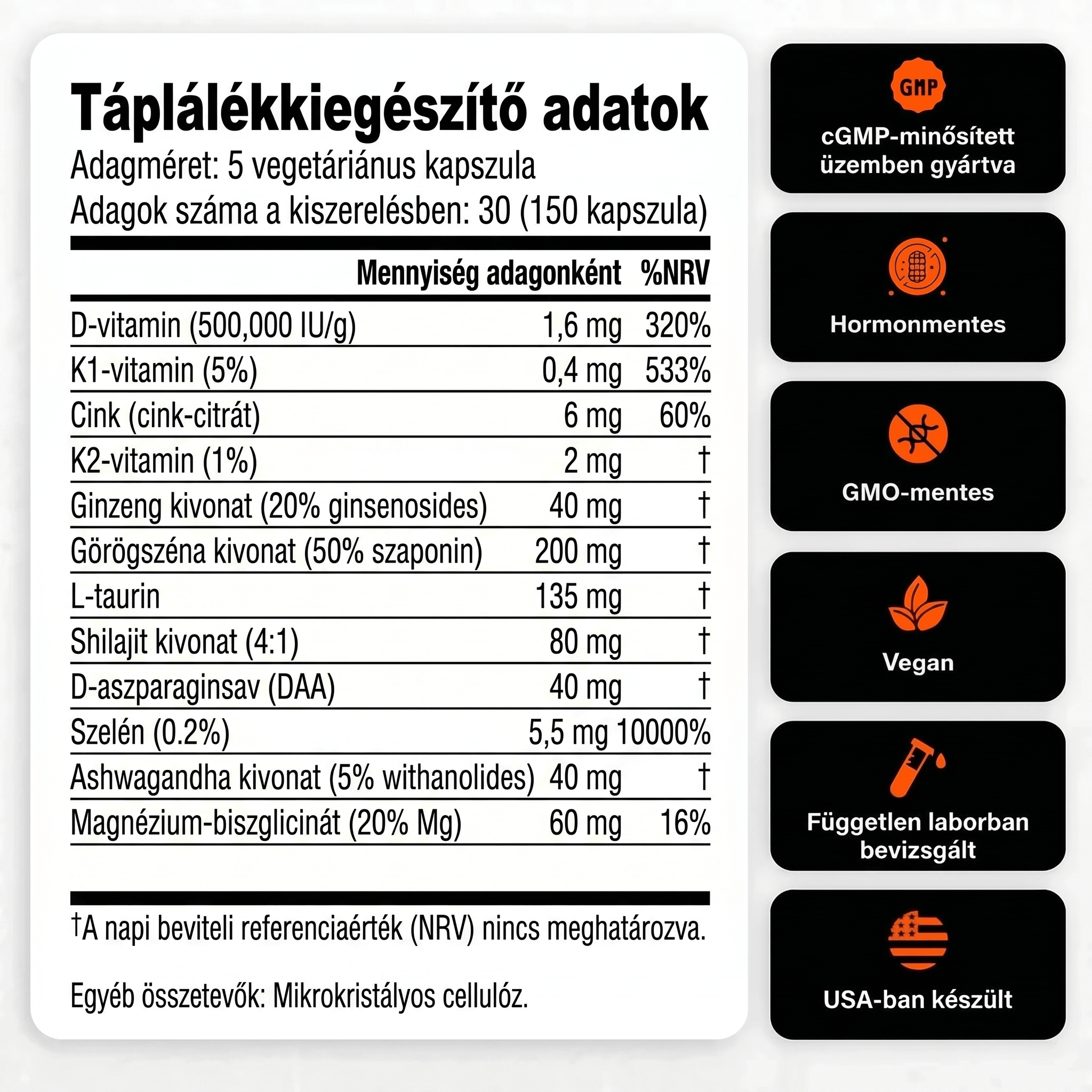 Feroxmen - Természtes Tesztoszteron fokozó - Ferox Prémium Magyar Táplálékkiegészítők