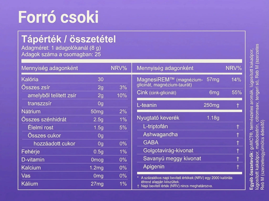 Nyugodt Esték – alvástámogató italpor - Natural Testosterone Support